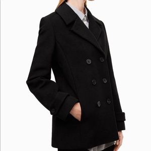 Aritzia Babaton Tarquin Wool Cashmere Coat